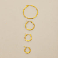 Orecchini CERCHIO BASIC personalizzabili