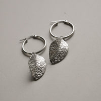 Mono orecchino foglia Rugiada