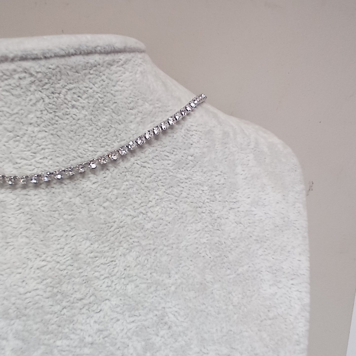 Collana con strass